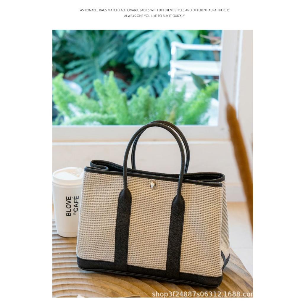 2024 Neue Damen Tasche Einzel Schulter Schräg über Körper Tragbare Canvas Gartentasche Tragbare Einkaufstasche Beuteltasche