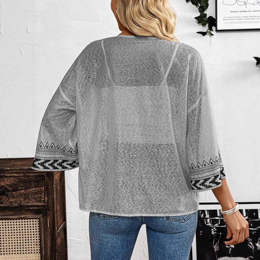 YYFS Women's Fashion Casual Summer Spring 3/4 Sleeves Blouses & Shirts