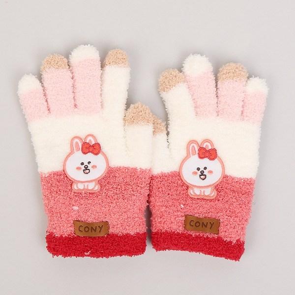 

Детские перчатки Line Friends Taktel, детские вязаные перчатки, элементарные флисовые перчатки Wingsa Magic
