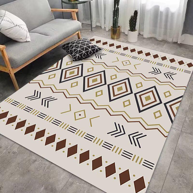 Morocco Style Decoration Home Carpet Living Room Big Size Soft Non-slip Mat for Kids Senior Gaming Room Decorative Rug Washable