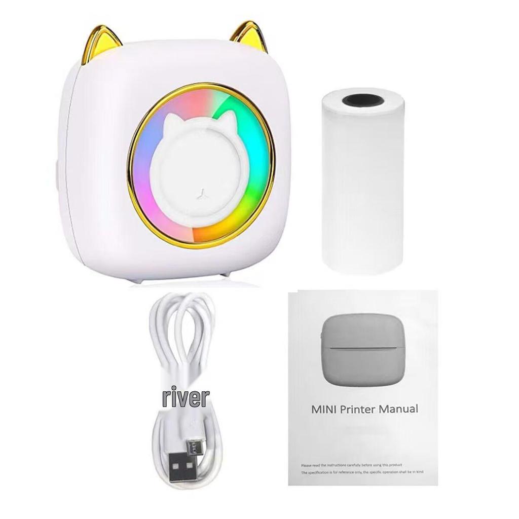 Mini Photo & Label Printer for Homework & Barcode Organization