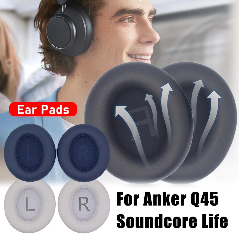 Anker Q45 Soundcore Life Kulaklık Kılıfı Yedek Kulaklık Pedleri Anker Q45 Kulaklık Yastığı Kulaklık Pedleri