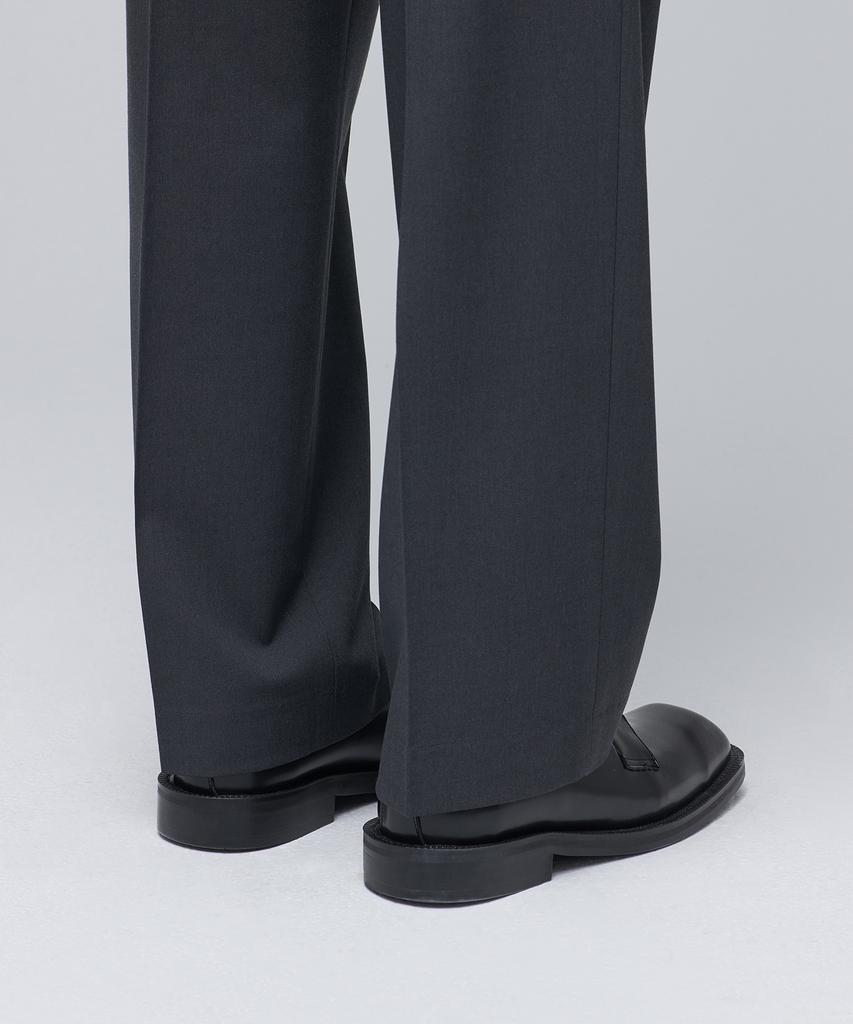 MUSINSA STANDARD Real Wide Belted Slacks [Gray]