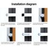 Concealed Door Stopper Soft Cabinet Rebounder Dampers Cabinet Door Suction  Home