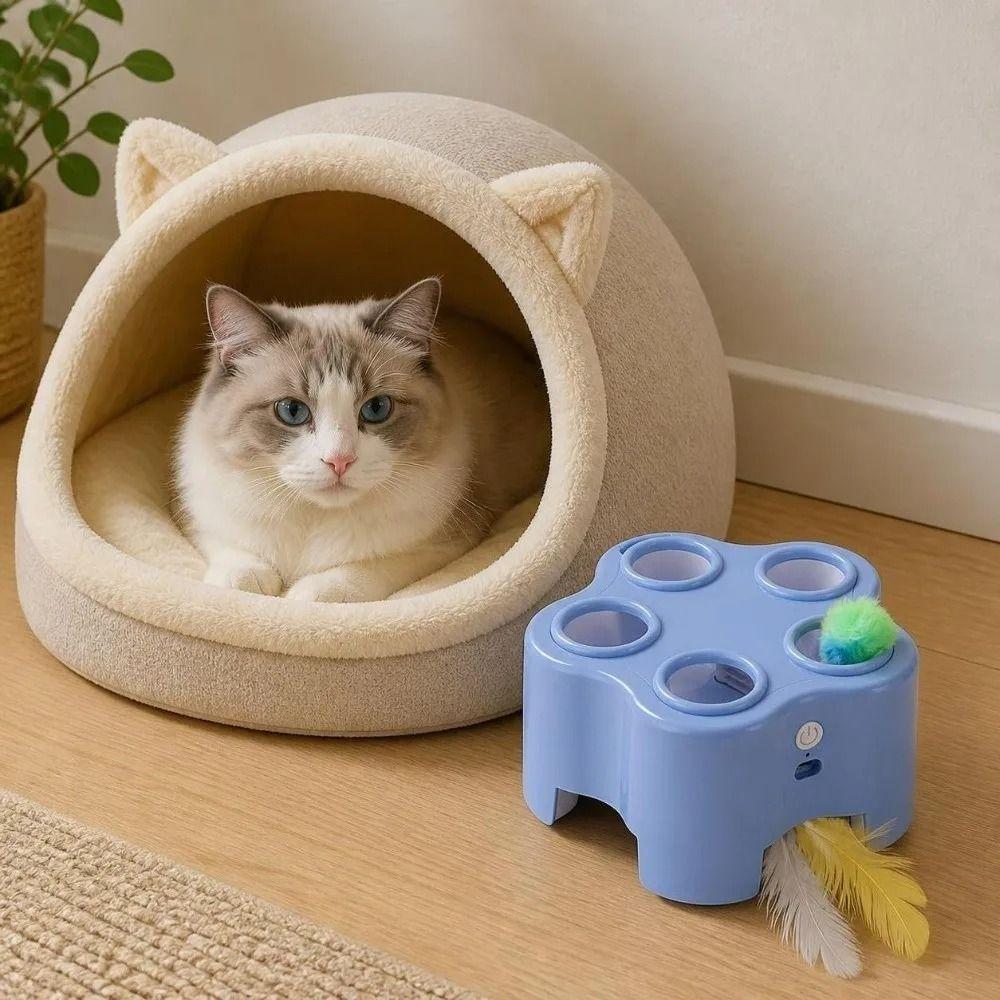 Electric Powered Cat Toy Bite Resistant Electric Toy Pet Toy Cat Teaser  Home Pet Game