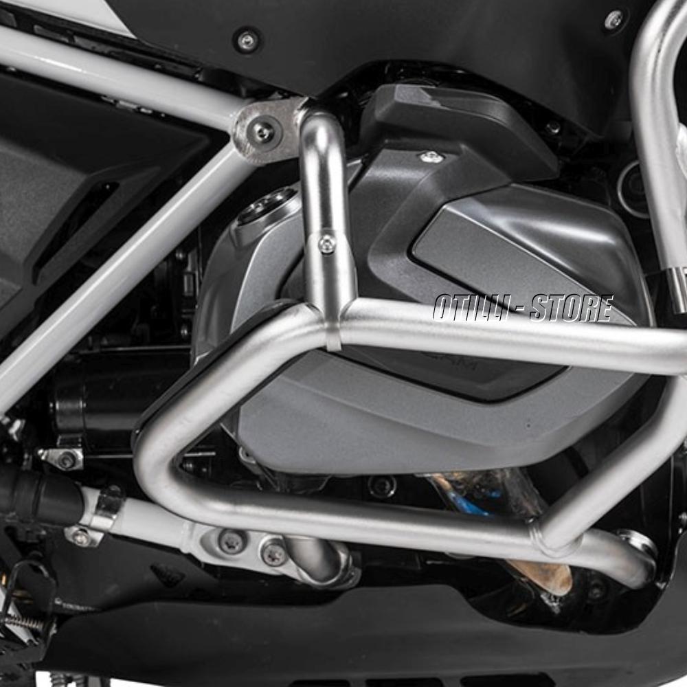 New r1250gs Motorcycle Silver Lower Crash Bar For BMW R1250GS R 1250 GS Adventure ADV GSA Bumper Frame Guard Reinforcement KIT