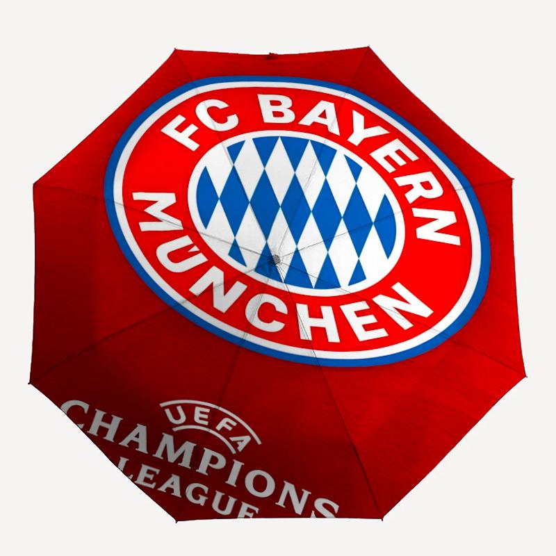 1pc B-Bayern Munich (4) Umbrella, Sun Protection, And UV Shielding. It Has Eight Sturdy Ribs for Outdoor Use And Perfect As a Holiday Gift