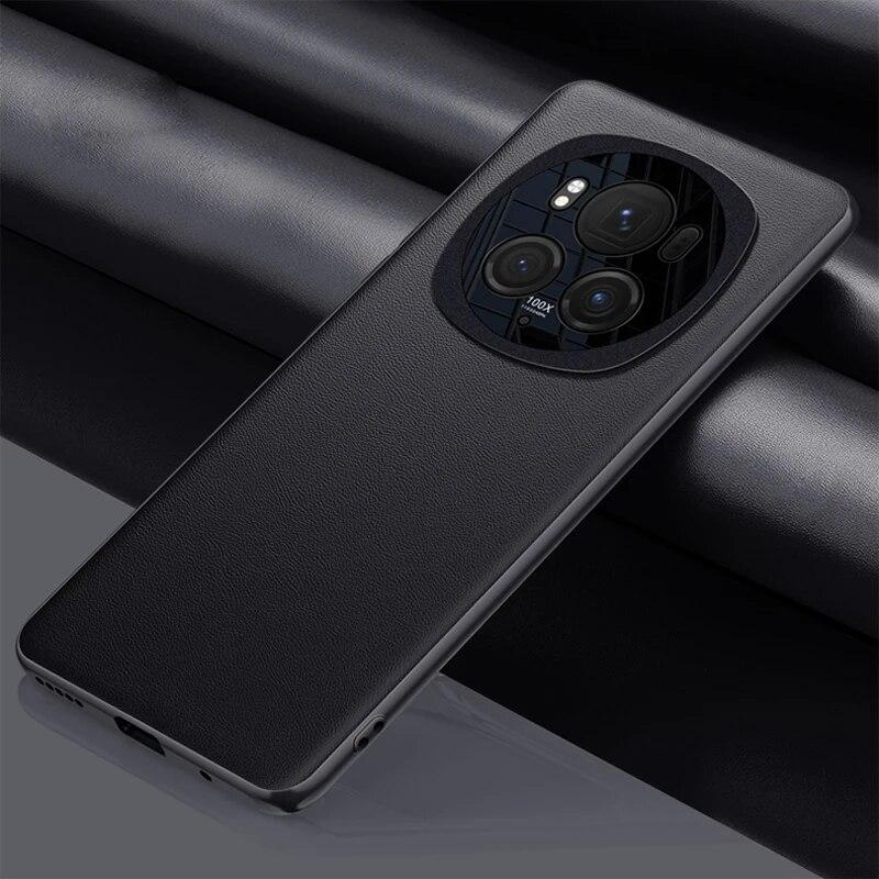 

Чохол для Honor Magic 6 Pro Ультратонкий звичайний шкіряний чохол із захистом об’єктива Задня кришка для протиударних футлярів для Honor Magic 6 For Magic 6