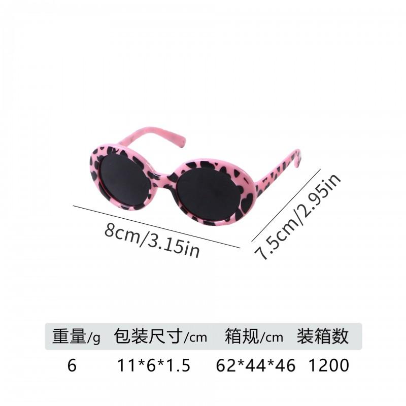 Pet Sunglasses Cats Dogs - Cute Cartoon Style Goggles Plastic Accessories In Multiple Colors Frames