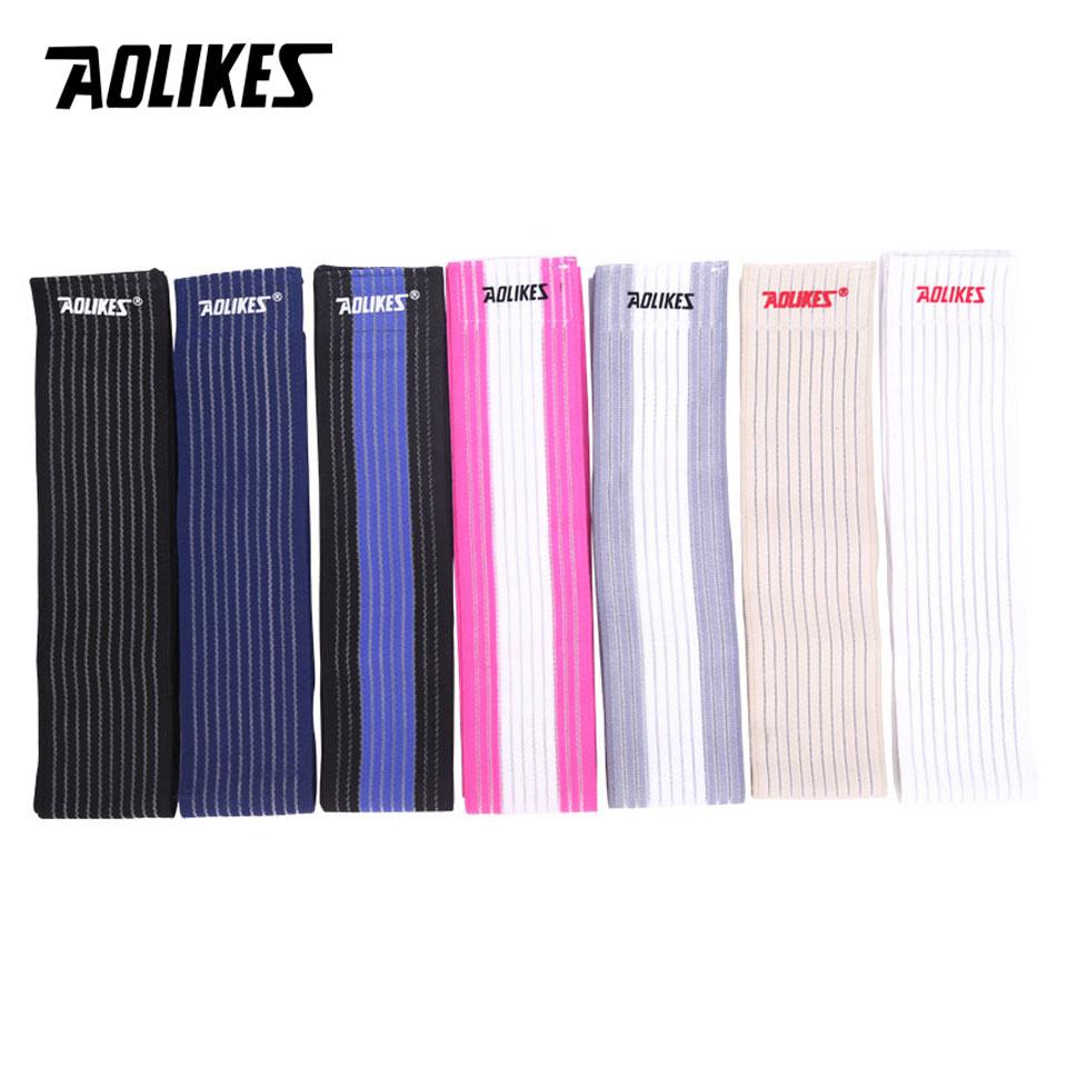 Aolikes Professional Elastic Ankle Support Bandage Sports Strain Wraps Gym Protection Guard for Athletes