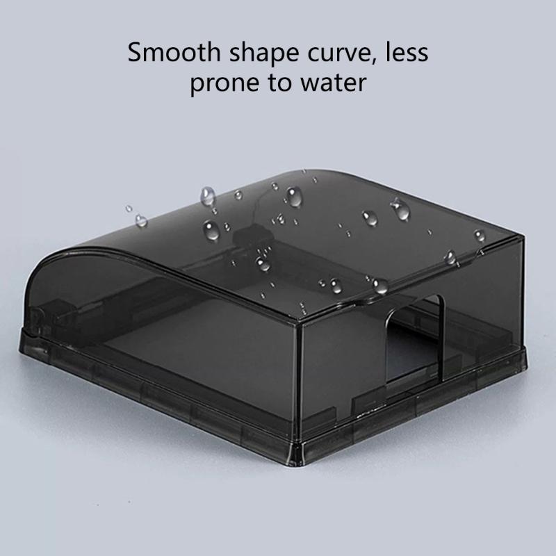 Sturdy Plastic Protective Waterproof Outlet Cover 86 Type Receptacle for Bathroom Plugs and Switch Socket Face Plate