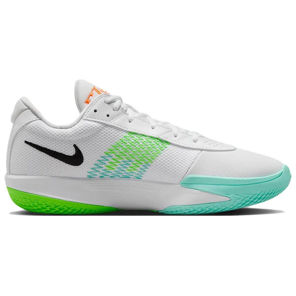 Nike Air Zoom G.T. Cut Academy Abrasion Resistant Grip Low Top Basketball Shoes Unisex White Green Sneakers Casual FB2598-107