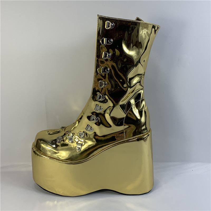 Magické fialové 12,5 cm módní klínky, pódiové vystoupení, streetový styl, sexy zakázkové boty, modelové klubové kotníkové boty