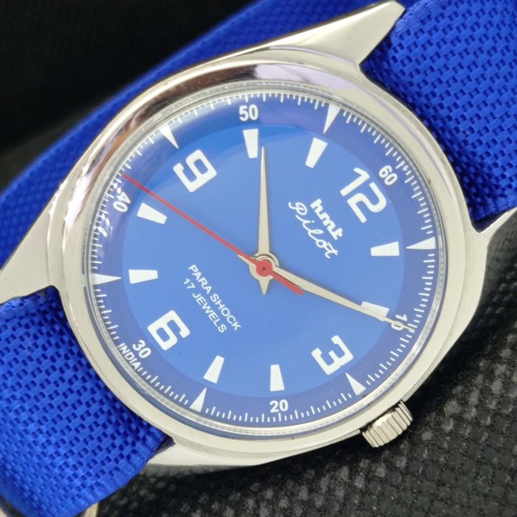 

OLD HMT PILOT INDIAN МУЖСКИЕ МЕХАНИЧЕСКИЕ ЧАСЫ a301673-1 Sku568c-a301673