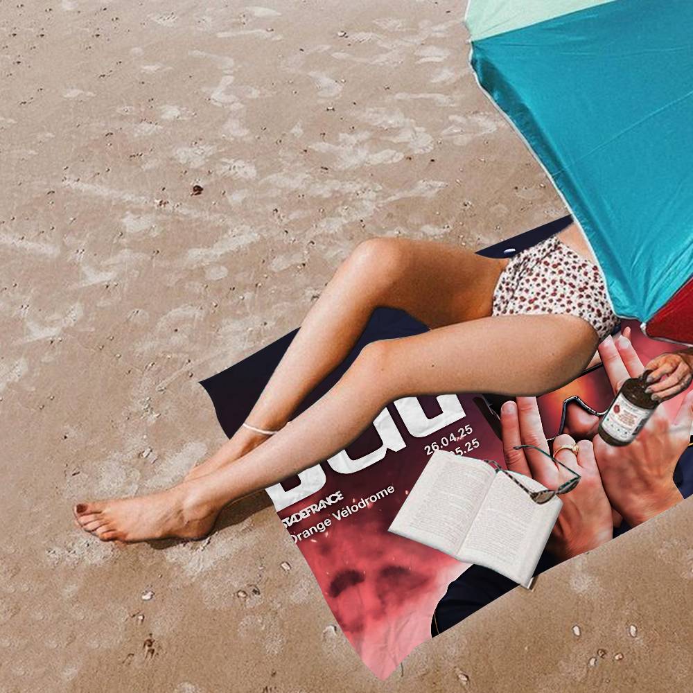 Jul Album Music Anime Beach Swimming Towel Soft Absorbent Washcloth Children's Gifts for Kids Travel Camping Gym