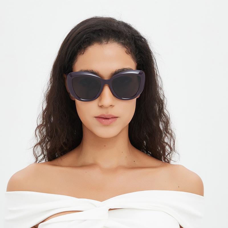 2PACK New Women Cat Eye Sunglasses Retro Premium Sun Glasses Men Protection Fashion Eyewear Luxury Brand Design Outdoor Glasses