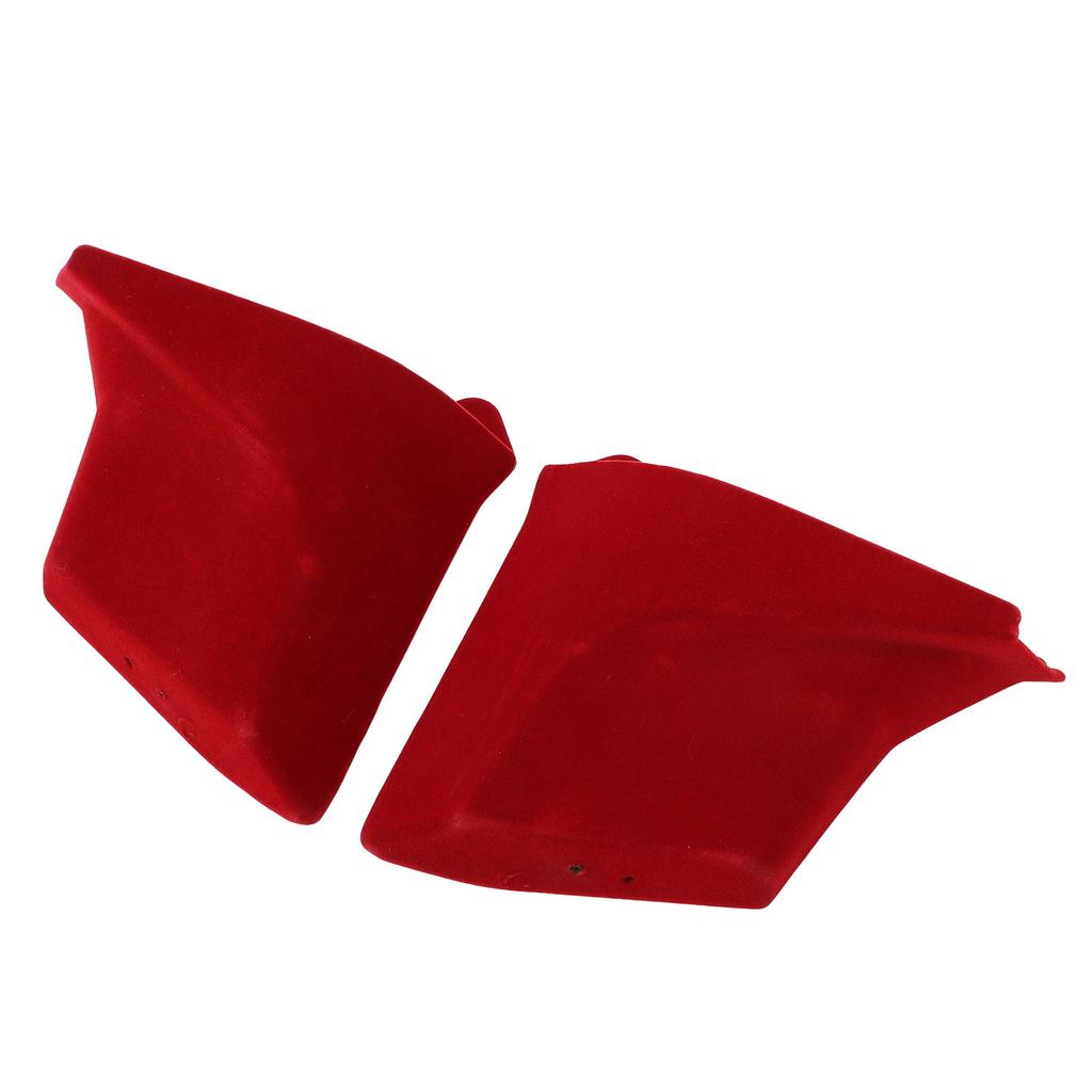 1 Pair Center Console Organizer Ample Storage Space Front Row Armrest Storage Box for Cayenne 2011 to 2017 Red