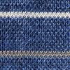 Silk Knit Striped Narrow Slim Blue [Ojie] 100% Tie, Pattern, Tie, Tie, NK-031