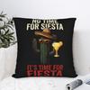 Pillow Case Let'S Fiesta Party Printed Print Mexican Amigo Cinco De Mayo Sombrero Pillow Cover For Bed Chair Morden Pillowcases