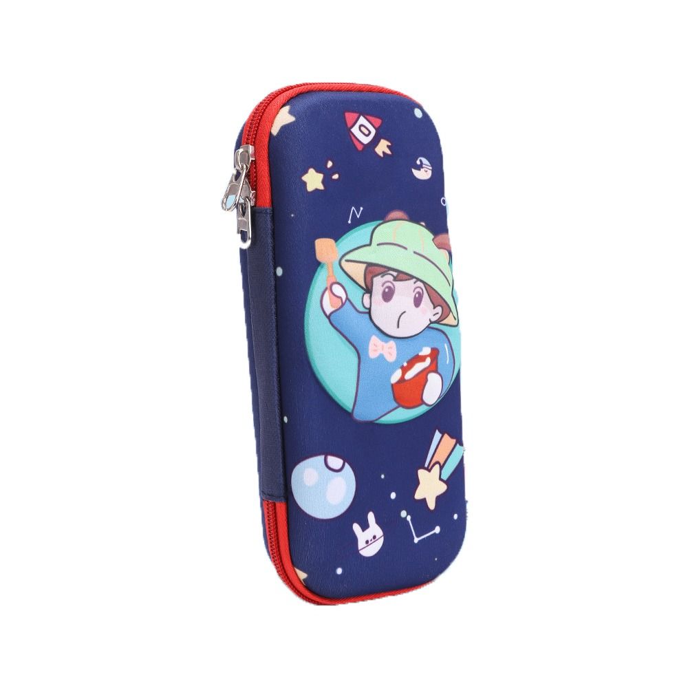 Cute Pencil Case High Capacity Pencil Box School Stationery 3D Space Pen Case
