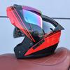ORZ electric bicycle helmet ABS with double lenses, men's and women's four season open face helmet, riding helmet DOT