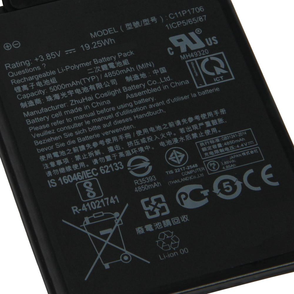Hochwertiger Akku für ASUS Zenfone Max Pro M1 6,0" ZB602KL X00TDE ZB601KL X00TDB C11P1706 Handy-Akku 5000mAh