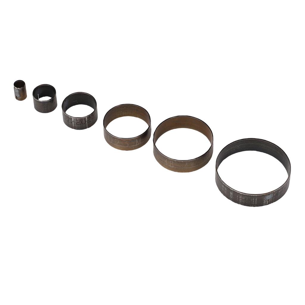 6PCS Leather Cutting Dies Alloy Steel Round Punching Tool Set 5mm 10mm 15mm 20mm 25mm 30mm Diameter