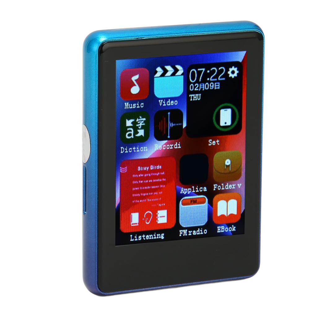 MP3 Player   5.0 Support FM Radio 2.4inch Full   HD Noise Reduction Portable MP3 Music Player