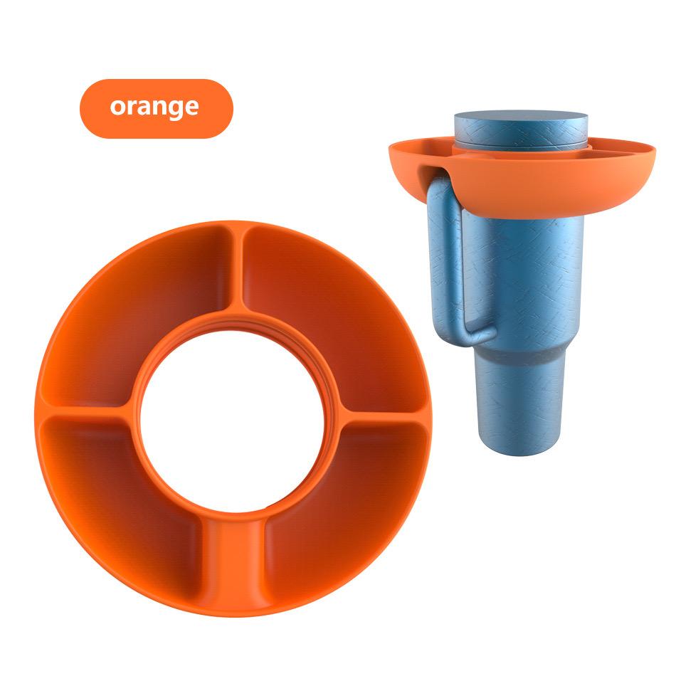 Silicone Snack Bowl Food Grade Reusable Snack Ring Lightweight Candy Tray Snack Dispenser Fruit Candy Tray Container Food Tray