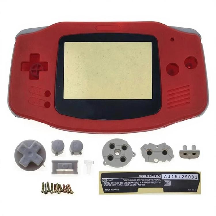 AGB-001 Older Handheld Repair Housing Kit with Shell Openings, Contact Layers and Screw Set for Service Stock Needs Daily