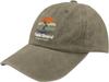Paddle Board Sunset Vintage Baseball Cap Polyester Distressed Casual Adjustable Adult Hat