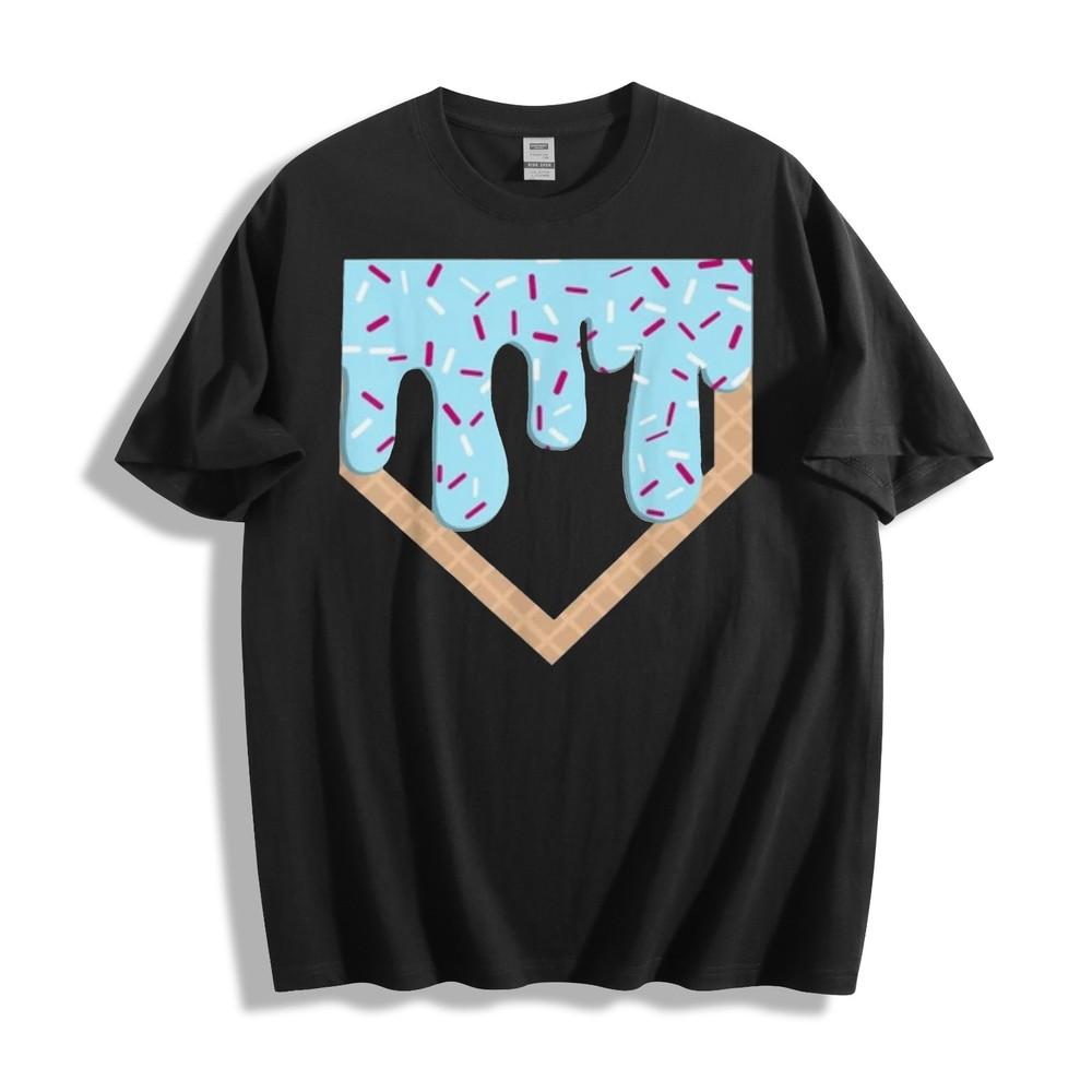 

Dripping Ice Cream T - Shirt - Sweet Treat Design Unisex Tee L