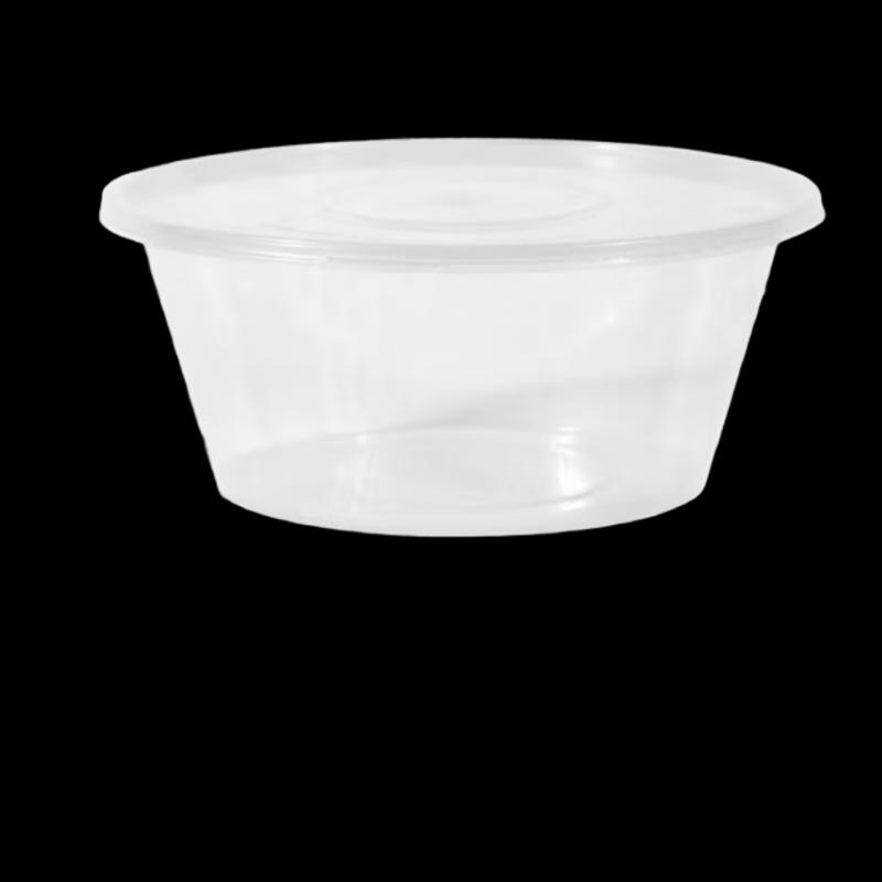 

NHZHIW Disposable Round Meal Bowls with Lids