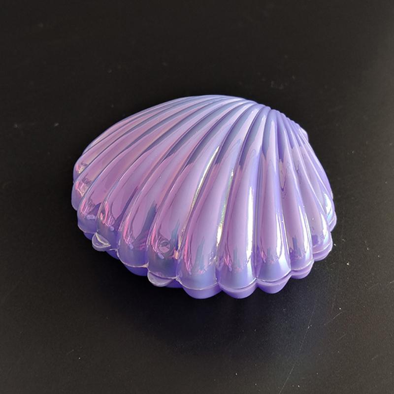 5pcs Cute Metallic Shell Plastic Candy Box Make Up Jewelry Storage Boxes Wedding Birthday Baby Shower Gift Box Party Favor Decor