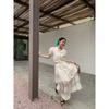 Interpret Beauty Summer 2025 French Lace A-line Midi Skirt S5185