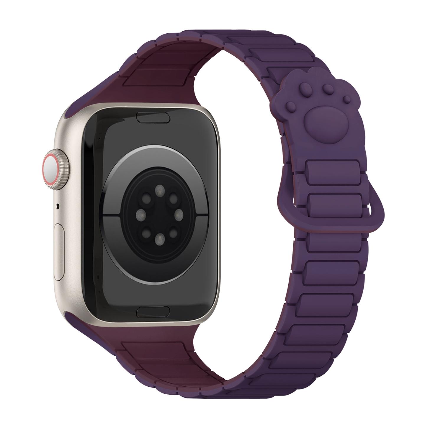 

Магнитный силиконовый ремешок для Apple Watch Ultra 3 2 49мм 46мм 42мм 45мм 44мм 40 41мм Ремешок IWatch Series 11 10 9 8 7 6 SE Браслет 38-40-41mm