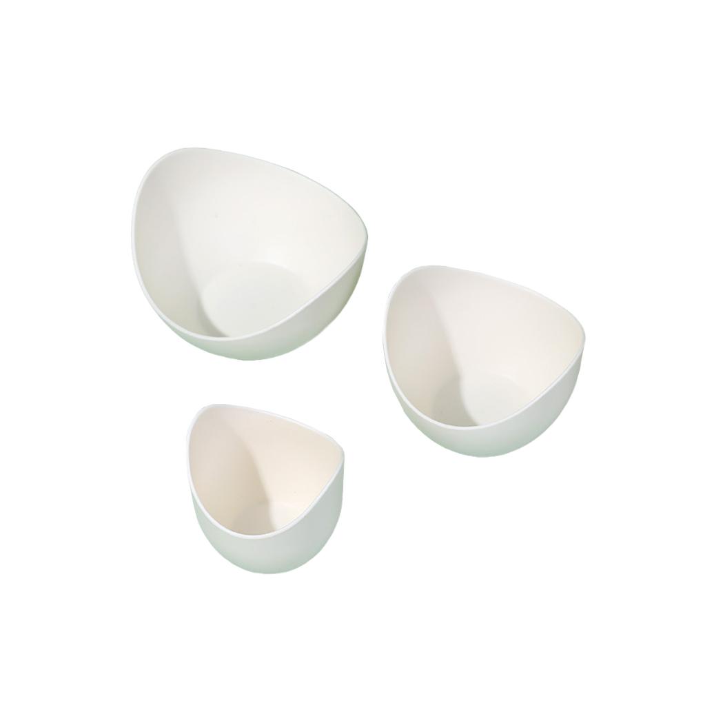 

3!3ШТ!3 шт. тарелок!Упаковка Лотки 3 Орехи Блюда Чаши белый