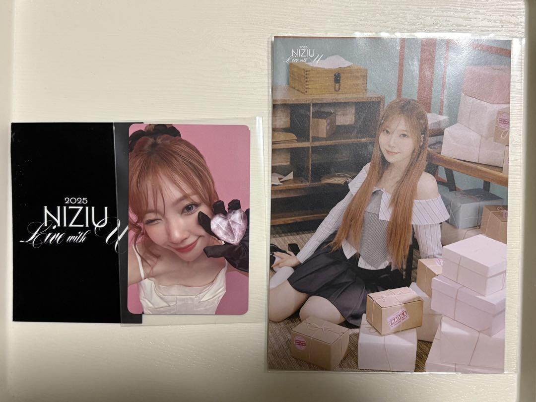 

[USED] NiziU Mayuka Goods Purchase Bonus Trading Card Rantra