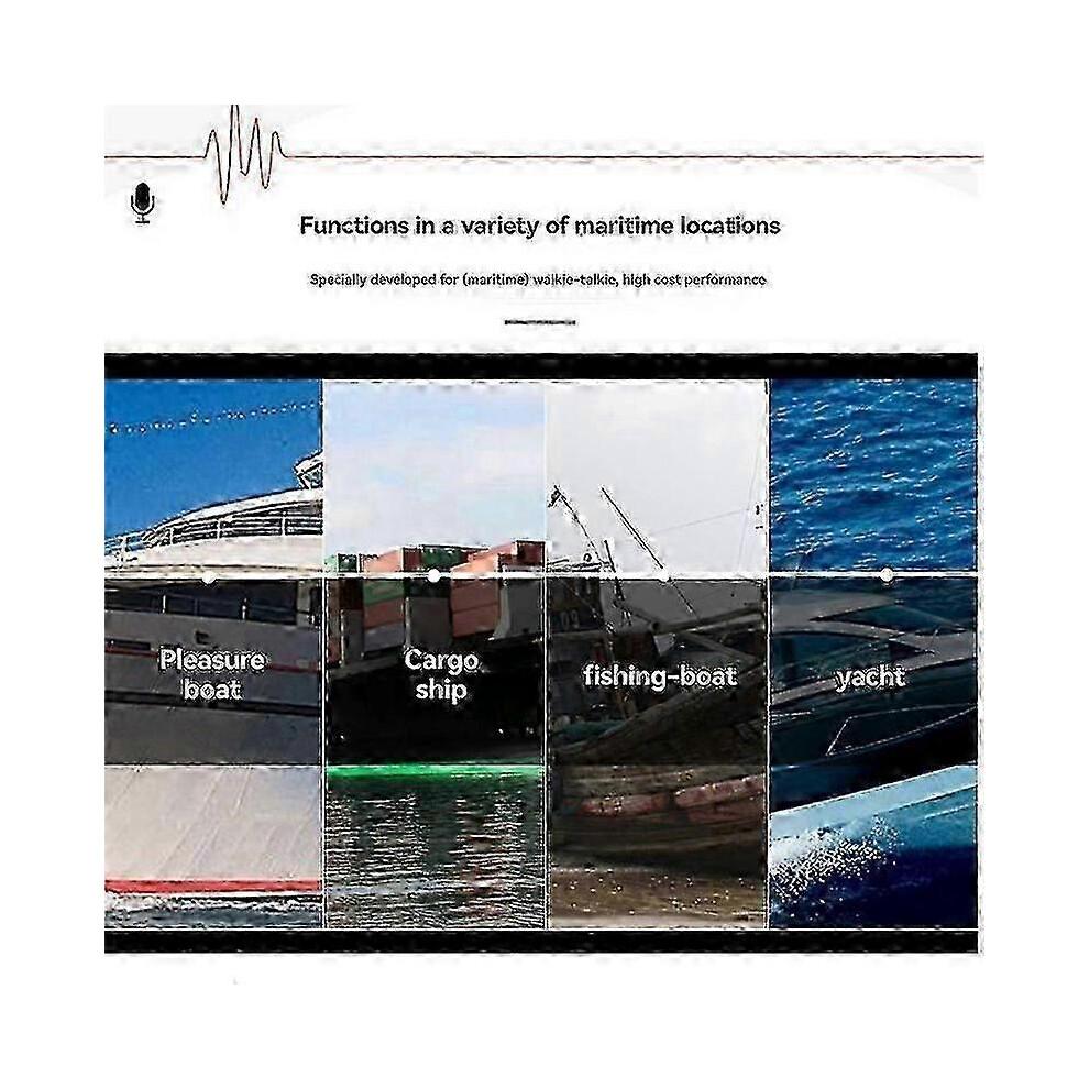 IC-M25 VHF-Seefunkgerät Wasserdichter Transceiver Schwimmt im Wasser,Schwarz