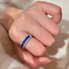 Elegant Retro Zircon Geometric Ring for Women - Court Style, Versatile Fashion Index Finger Jewelry.