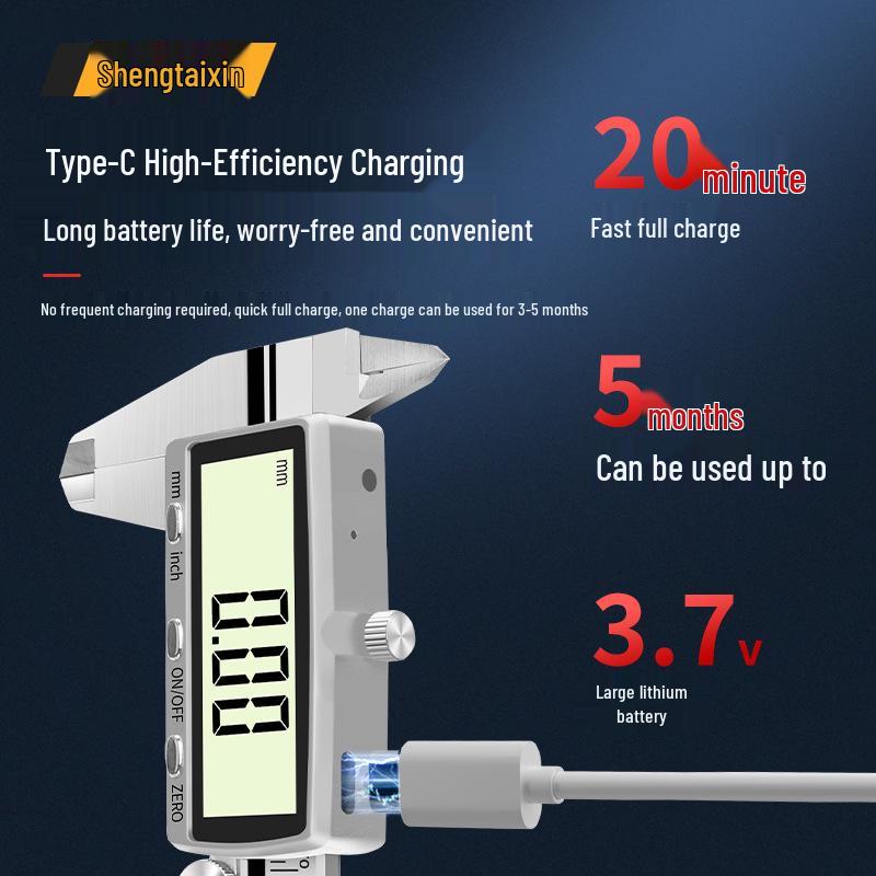 Shengtai Xin High-Precision Digital Vernier Caliper for Jewelry and Industrial Use