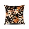 New Nap Pillow Green Leaves Sofa Plush Pillow Cover Home Bedroom Sofa Summer Pillow Cover