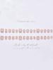 Nakhi 24 Pcs Pastel French Tip Press-On Nails Kit | Reusable & Glossy Acrylic False Nails for Women & Girls