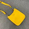 Nuova Borsa a Spalla Larga in Morbida Pelle Bovina di Tendenza e Versatile Borsa a Tracolla con Lettere Vuote in Pelle Borsa Casual