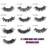 10 Pairs Of False Eyelashes, Naturally Thick And Messy, Curled And Fried Eyelashes