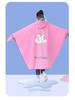 Cartoon Rain Poncho for Students: Waterproof Bicycle and Schoolbag Cover for Boys and Girls