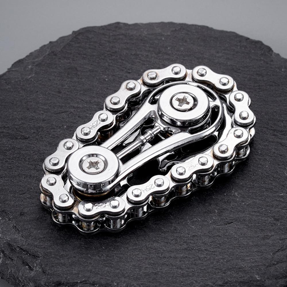 Gyroscope Hand Spinner Chain Gear Chains Gear Wheel Gear Chain Gyroscope  Classic Toys