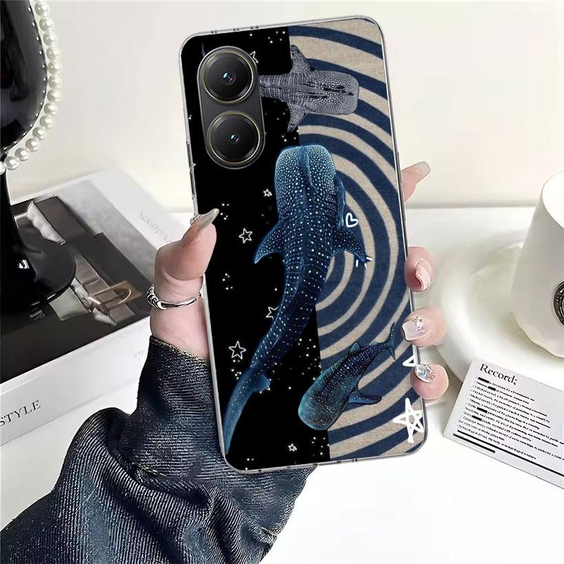 Ocean Whale Shark For Xiaomi Poco X7 X6 X5 F7 Ultra F6 F5 Pro Phone Case X4 Nfc F4 Gt F3 M6 M5S M5 M4 M3 Fundas Cover Coque