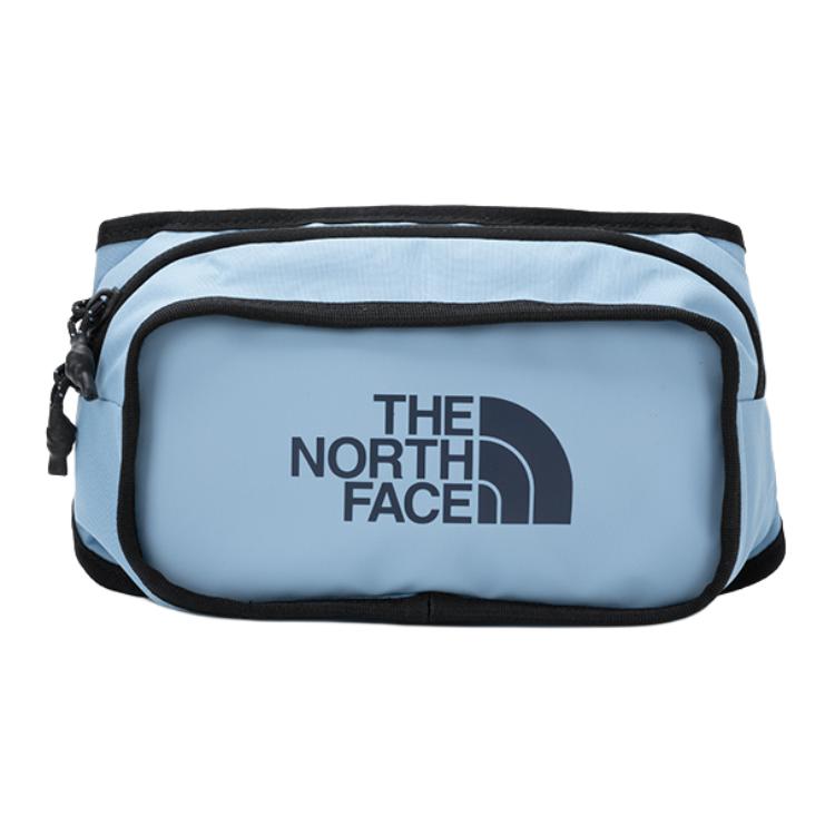 The North Face 3L Sports Zipper Waist Bag Chest Bag Crossbody Bag Outdoor Bag Unisex Bags Blue NF0A3KZX-XOI Blue