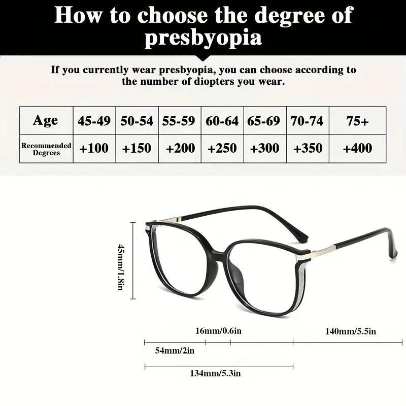Cat Eye Reading Glasses Retro Fashion Presbyopic Glasses Ultralight Readers For Women Men 0 To +4.0